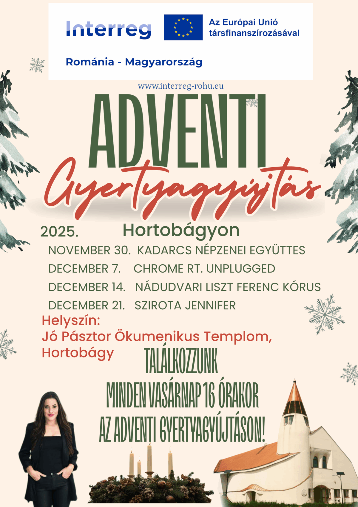 Adventi gyertyagyújtás Hortobágyon